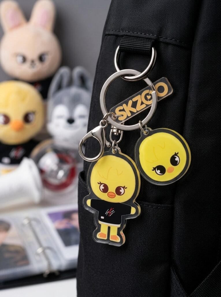07-—-Chaveiro-SKZOO-Acrilico-Chaveiro_acrilico_em_mochila_preta_20260914201119-765x1024 Stray Kids no Rock in Rio 2026: 10 produtos para fãs comprarem